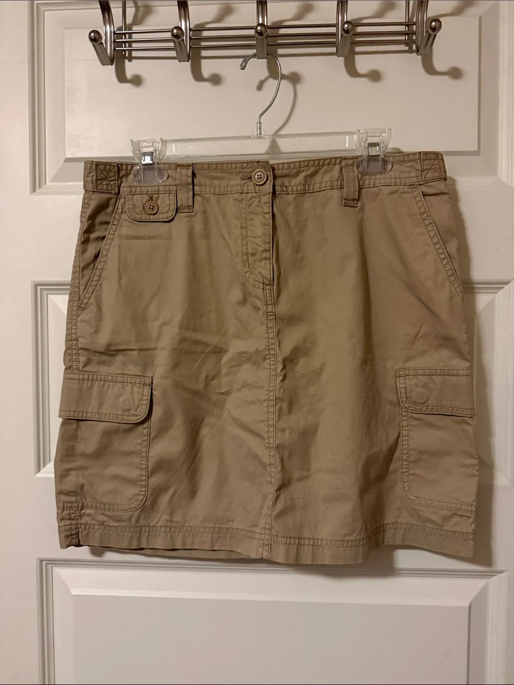 J. CREW Khaki Cargo Pocket Skirt